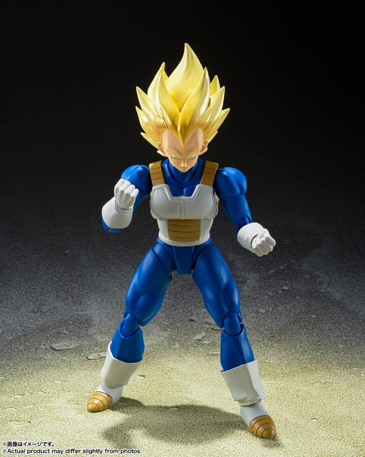 TAMASHII NATIONS - Dragon Ball Z - Super Saiyan Vegeta - Awakening Super Saiyan Blood - Bandai Spirits S.H.Figuarts Action Figure