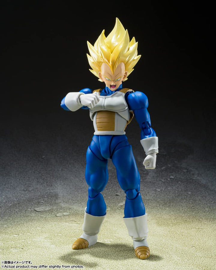 TAMASHII NATIONS - Dragon Ball Z - Super Saiyan Vegeta - Awakening Super Saiyan Blood - Bandai Spirits S.H.Figuarts Action Figure