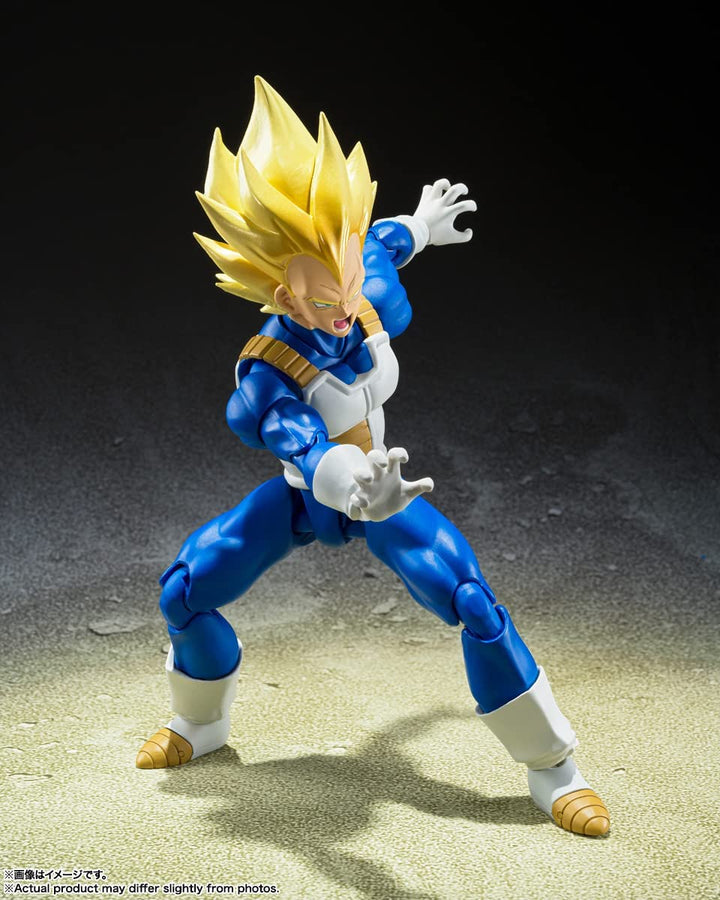 TAMASHII NATIONS - Dragon Ball Z - Super Saiyan Vegeta - Awakening Super Saiyan Blood - Bandai Spirits S.H.Figuarts Action Figure