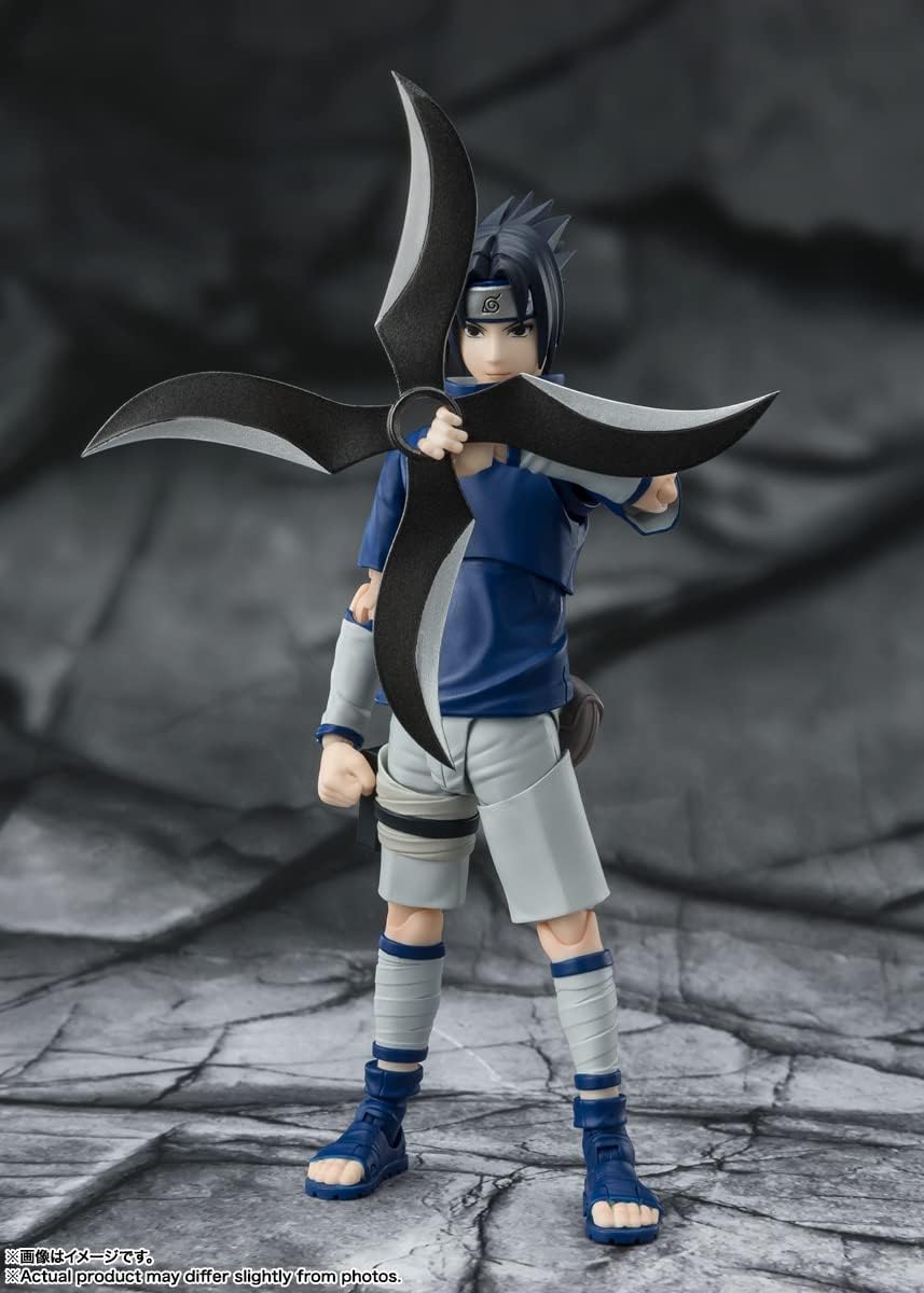 Bandai Spirits - Naruto - Sasuke Uchiha Ninja Prodigy of the Uchiha Clan Bloodline - S.H.Figuarts Action Figure