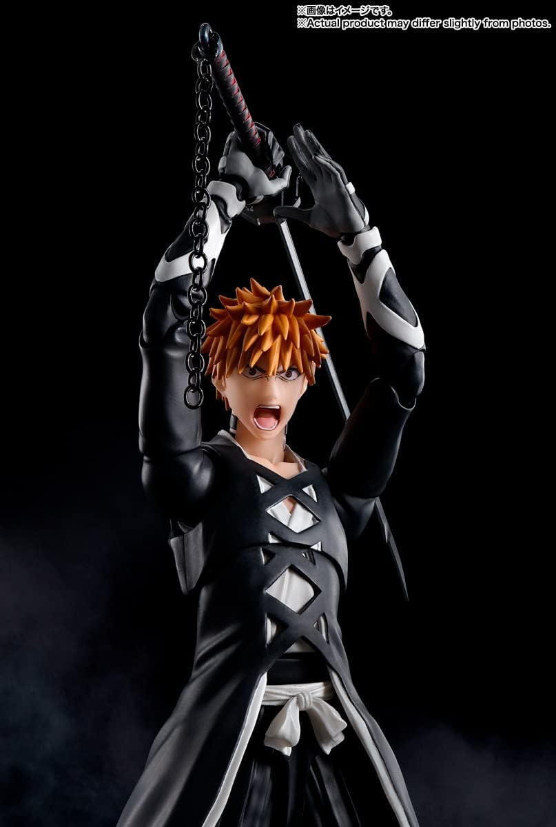 Tamashii Nations - Bleach Thousand-Year Blood War - Ichigo Kurosaki Bankai Tensazagetsu - Bandai Spirits S.H.Figuarts
