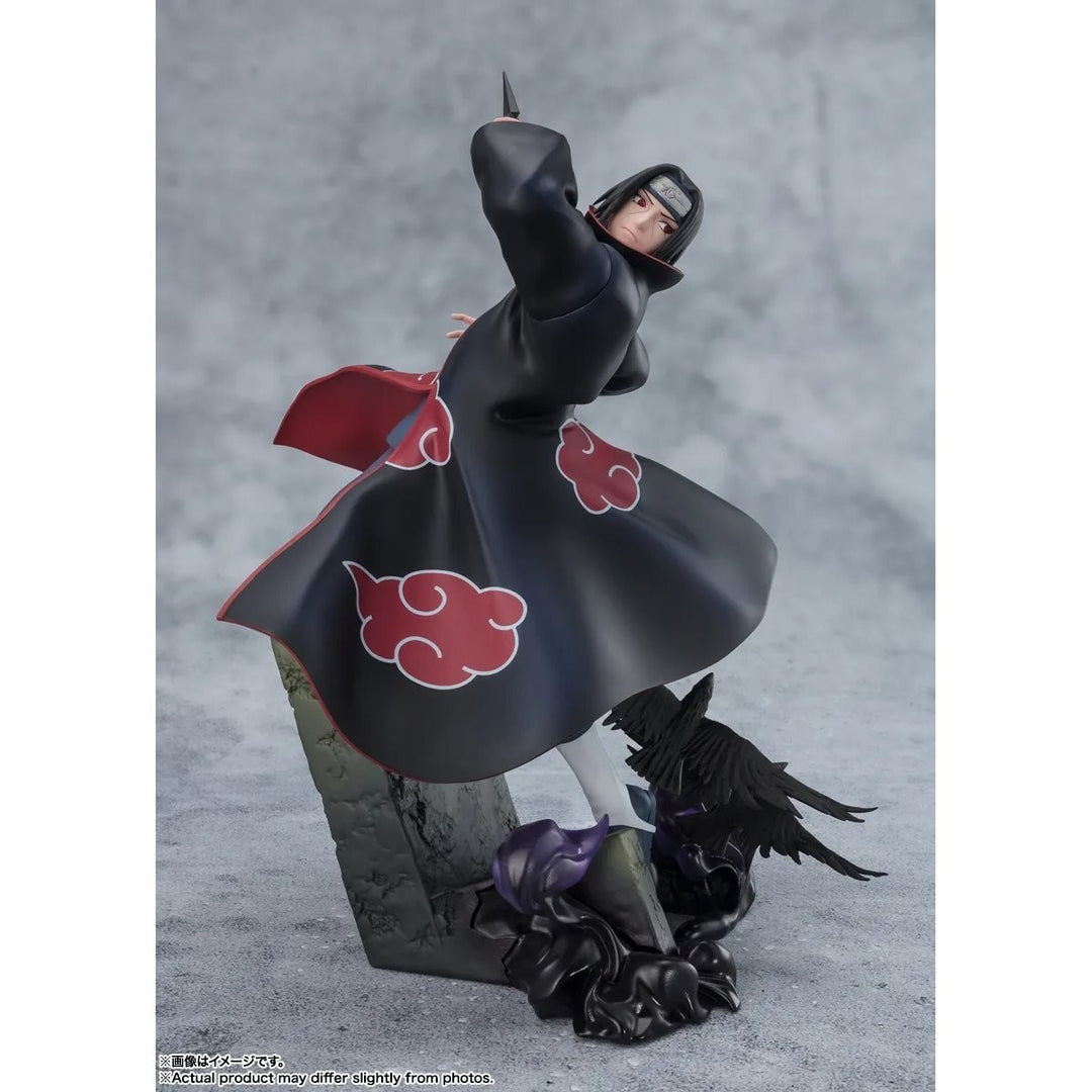 TAMASHII NATIONS Naruto Shippuden Extra Battle Itachi Uchiha The Light & Dark of The Mangekyo Sharingan Bandai Spirits FiguartsZERO Figure