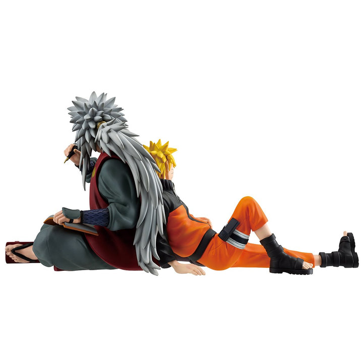 Bandai Spirits Naruto: Shippuden Naruto Uzumaki and Jiraiya Legendary Sannin Masterlise Ichibansho Figure