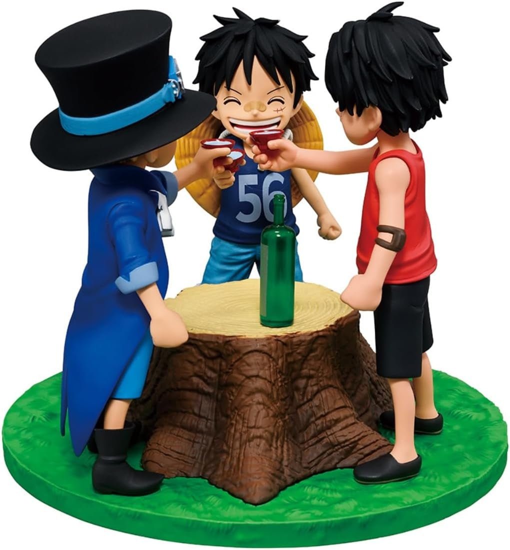 Bandai Spirits - One Piece - Portgas D. Ace & Sabo & Monkey D. Luffy - Dramatic Memories Revible Moment Ichibansho Figure - Fundom
