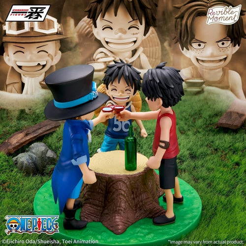 Bandai Spirits - One Piece - Portgas D. Ace & Sabo & Monkey D. Luffy - Dramatic Memories Revible Moment Ichibansho Figure - Fundom