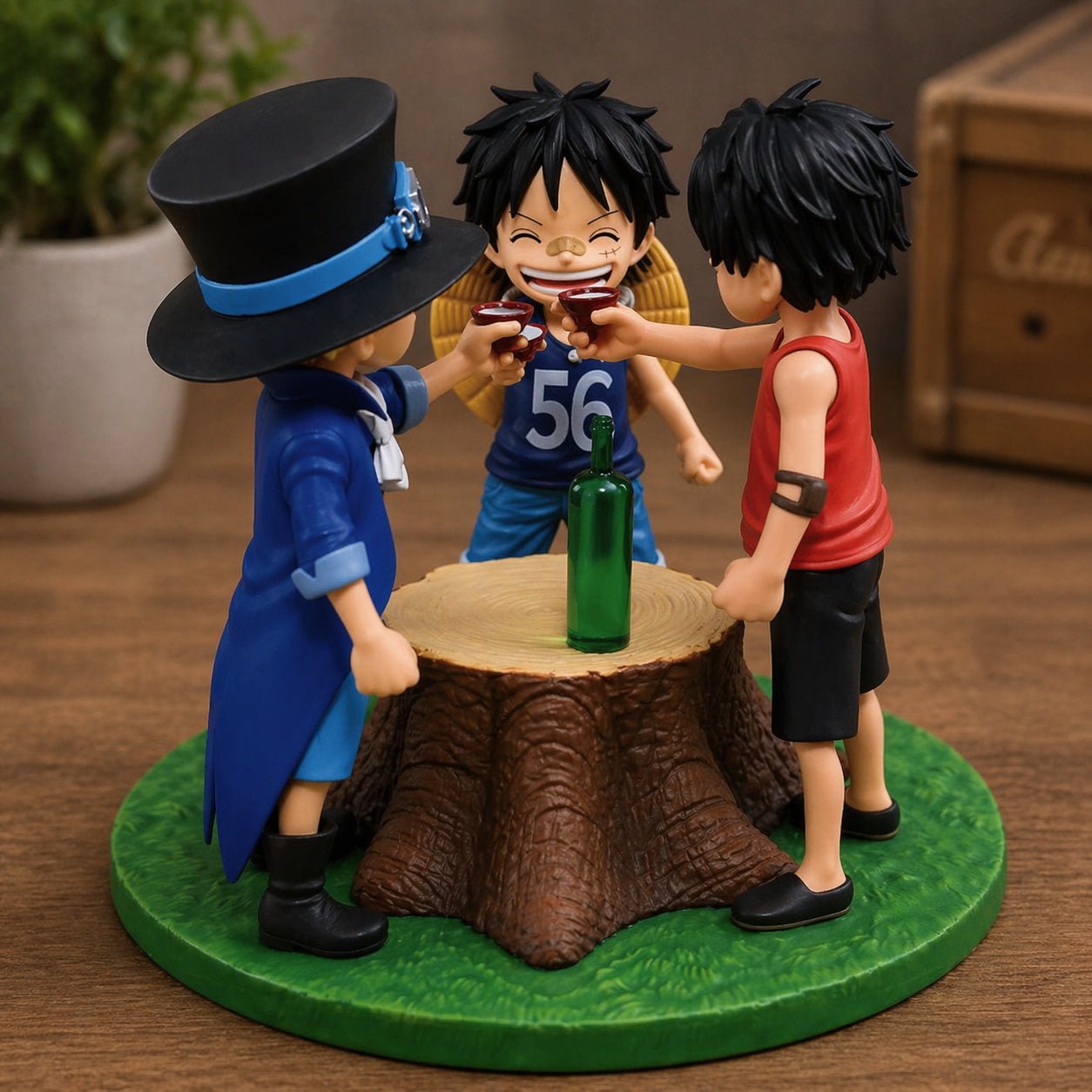 Bandai Spirits - One Piece - Portgas D. Ace & Sabo & Monkey D. Luffy - Dramatic Memories Revible Moment Ichibansho Figure - Fundom