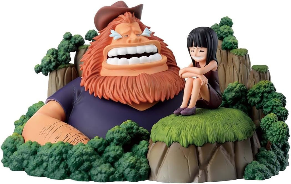 Bandai Spirits - One Piece - Jaguar D. Saul & Nico Robin - Dramatic Memories Revible Moment Ichibansho Figure - Fundom