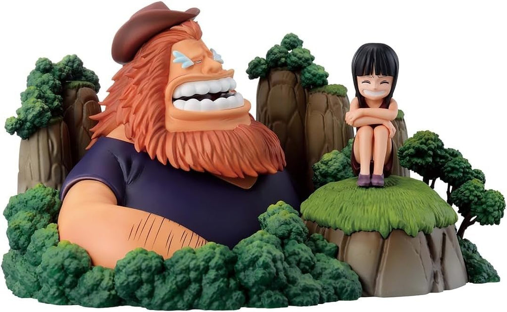 Bandai Spirits - One Piece - Jaguar D. Saul & Nico Robin - Dramatic Memories Revible Moment Ichibansho Figure - Fundom