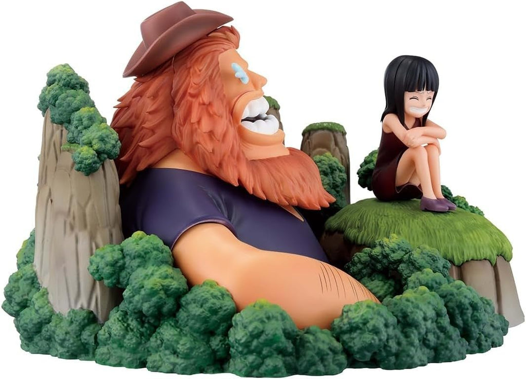 Bandai Spirits - One Piece - Jaguar D. Saul & Nico Robin - Dramatic Memories Revible Moment Ichibansho Figure - Fundom