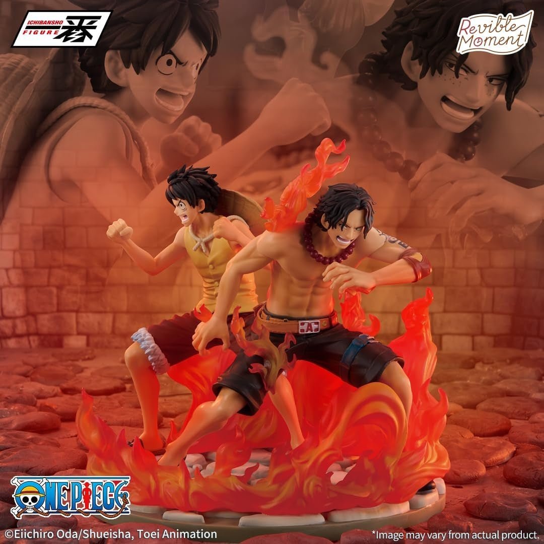 Bandai Spirits - One Piece - Portgas D. Ace & Monkey D. Luffy - Dramatic Memories Revible Moment Ichibansho Figure - Fundom