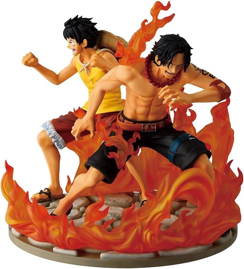 Bandai Spirits - One Piece - Portgas D. Ace & Monkey D. Luffy - Dramatic Memories Revible Moment Ichibansho Figure - Fundom