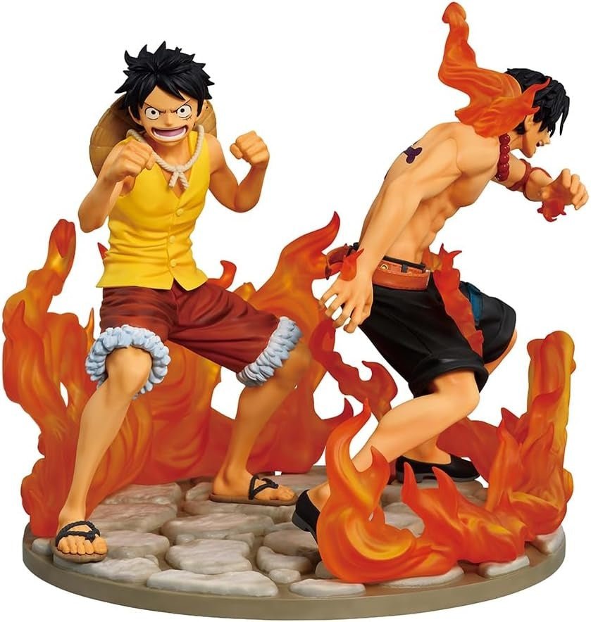 Bandai Spirits - One Piece - Portgas D. Ace & Monkey D. Luffy - Dramatic Memories Revible Moment Ichibansho Figure - Fundom