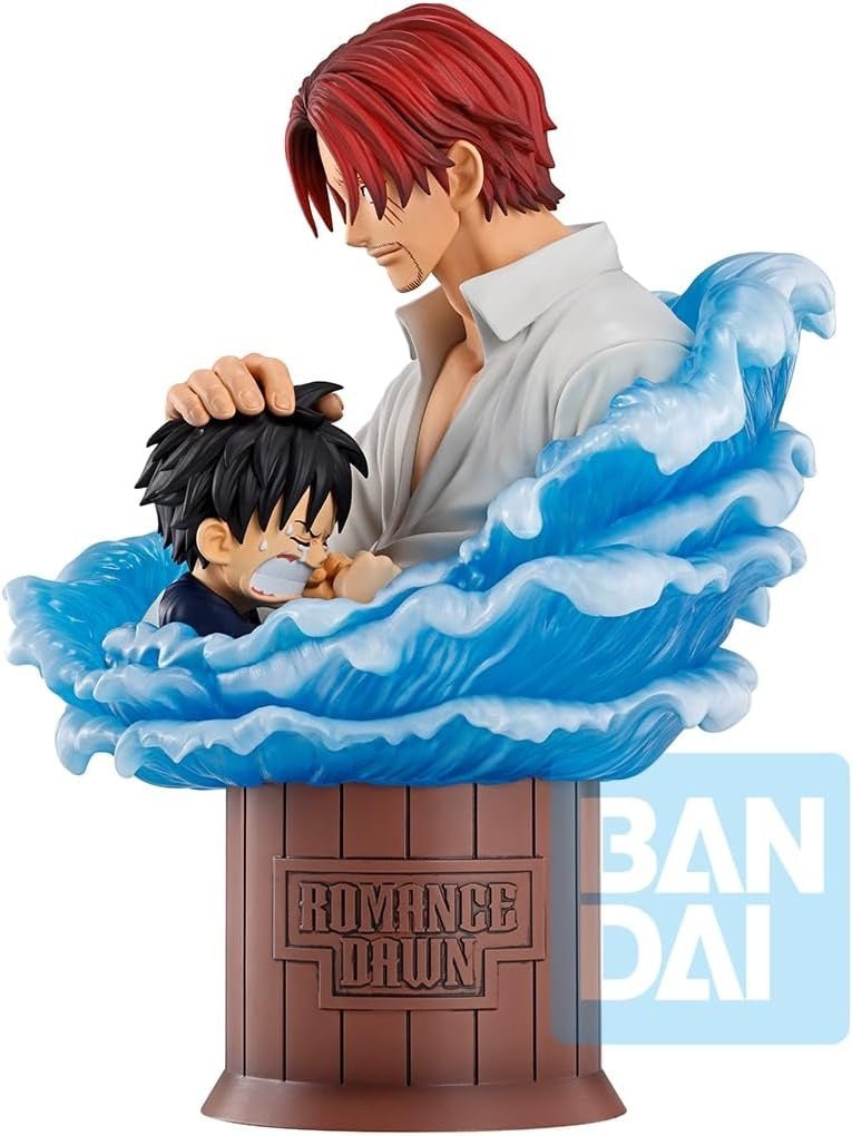 Bandai - One Piece - Shanks & Luffy Red Hair Pirates - Ichibansho Figure - Fundom