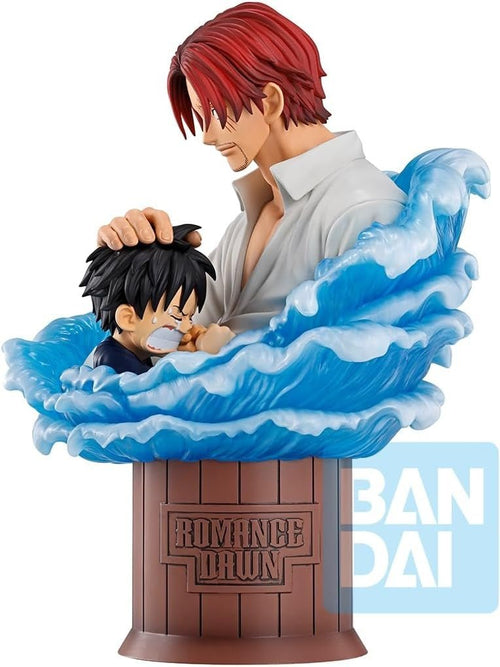 Bandai - One Piece - Shanks & Luffy Red Hair Pirates - Ichibansho Figure - Fundom