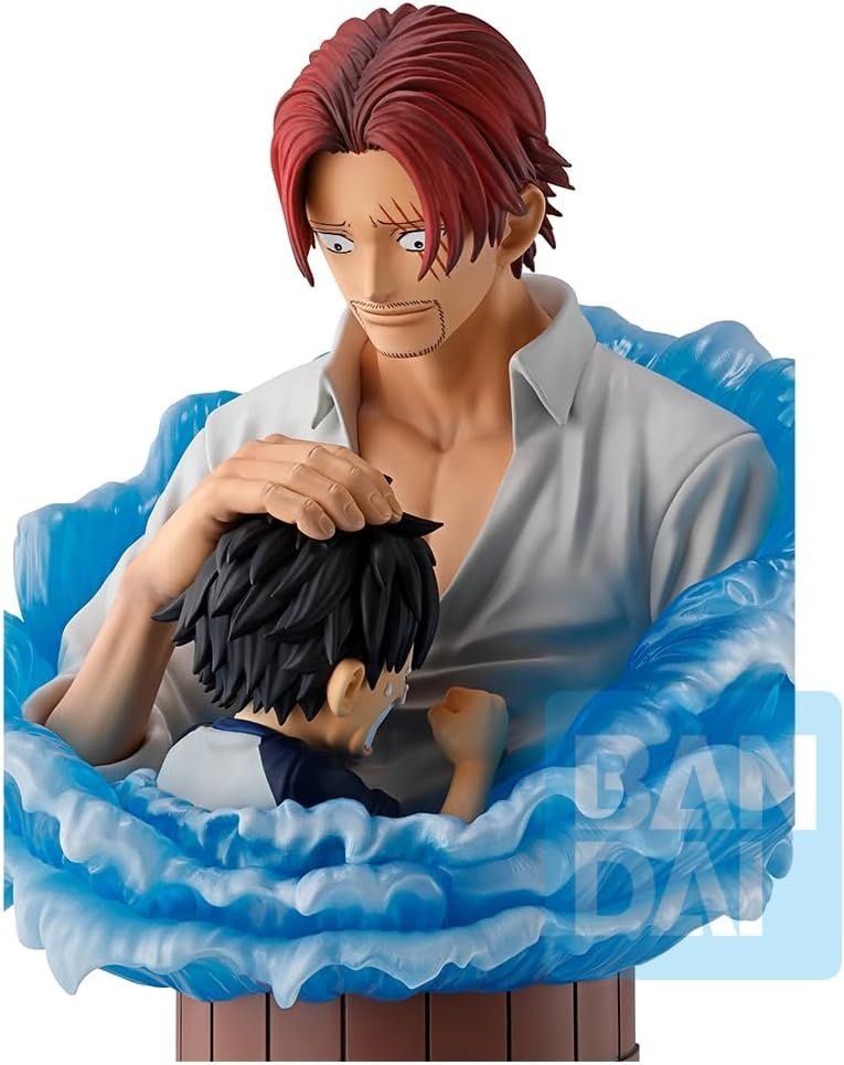 Bandai - One Piece - Shanks & Luffy Red Hair Pirates - Ichibansho Figure - Fundom