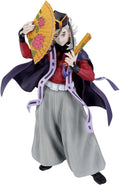 Bandai Spirits Demon Slayer Doma Upper Two Masterlise Ichibansho figure holding gold fans in a purple cape