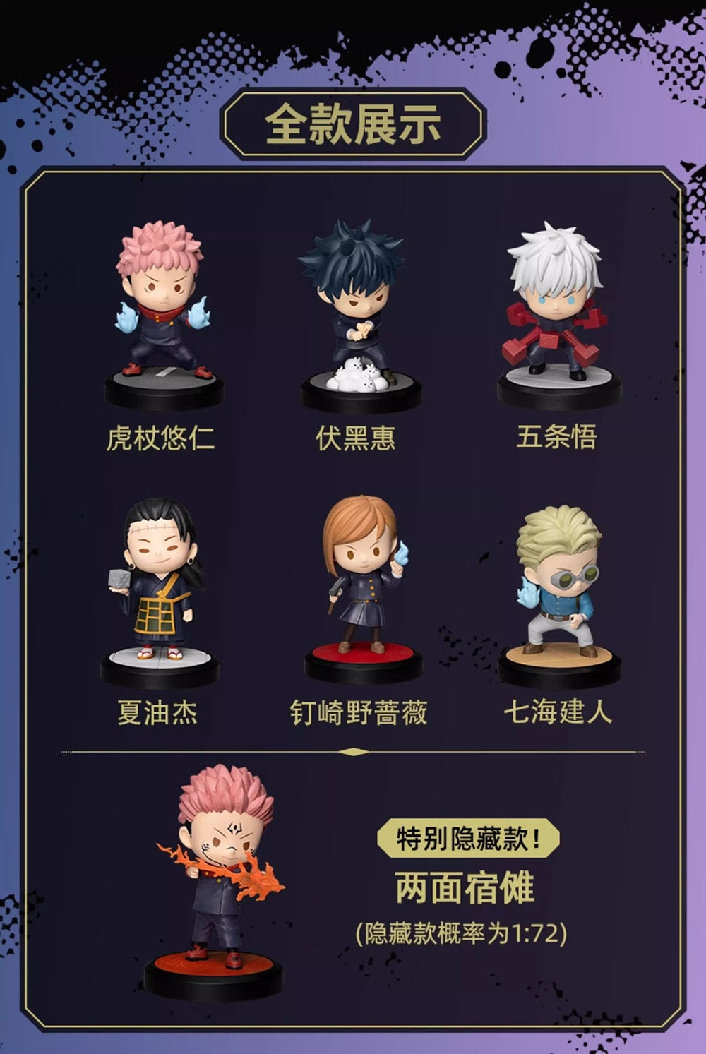 Beast Kingdom - Jujutsu Kaisen - Shibuya Incident - Mini Egg Attack Figure Blind Box - Fundom