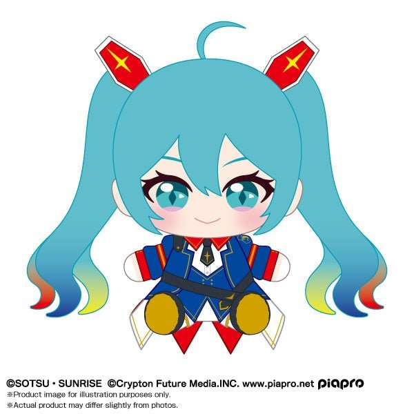 Bandai Namco - Mobile Suit Gundam - Hatsune Miku x Mobile Suit Gundam - Nui Plush