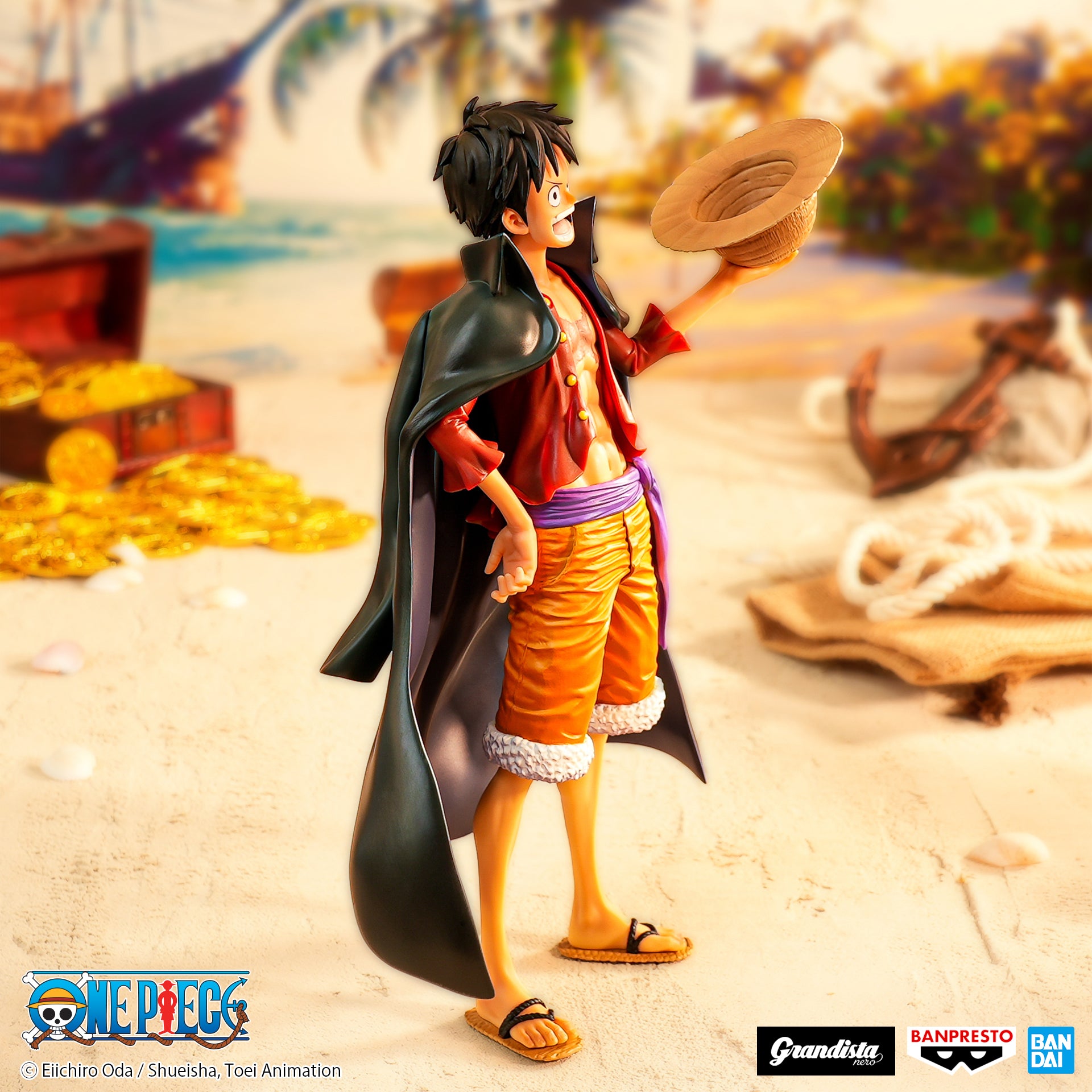Banpresto - One Piece - Monkey D. Luffy #2 Grandista Nero Figure