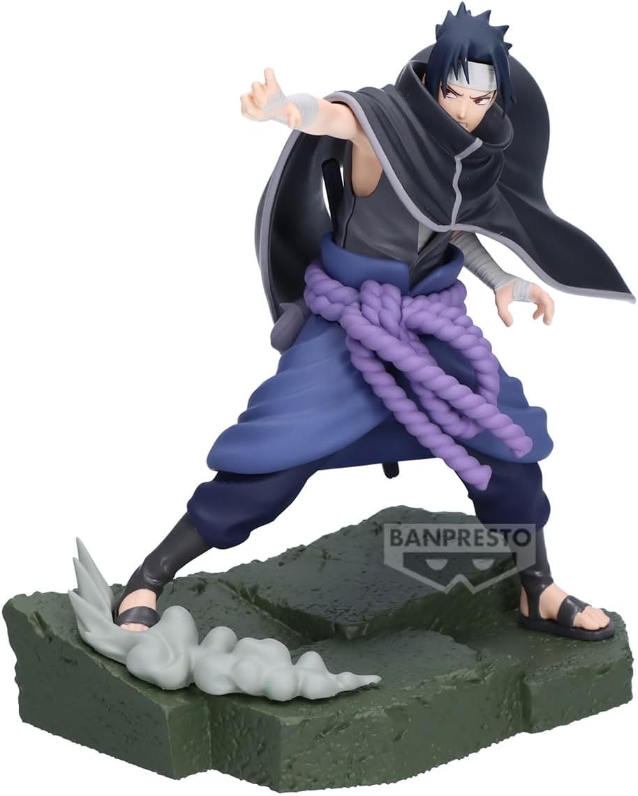 Banpresto - Naruto Shippuden - Sasuke Uchiha - Combination Battle Figure - Fundom