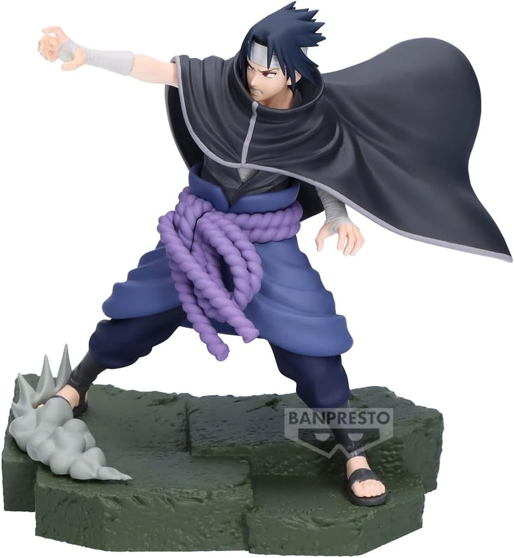 Banpresto - Naruto Shippuden - Sasuke Uchiha - Combination Battle Figure - Fundom