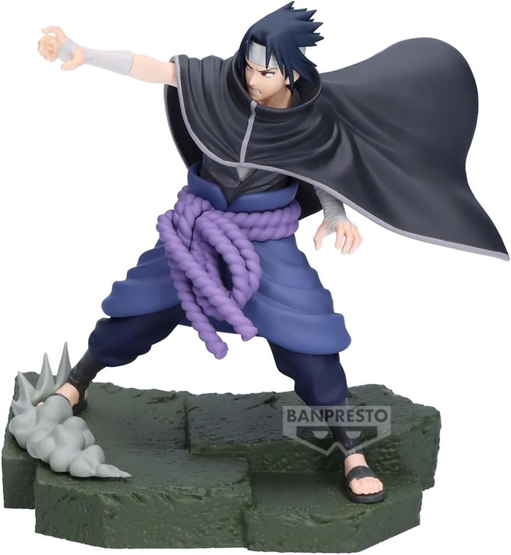 Banpresto - Naruto Shippuden - Sasuke Uchiha - Combination Battle Figure - Fundom