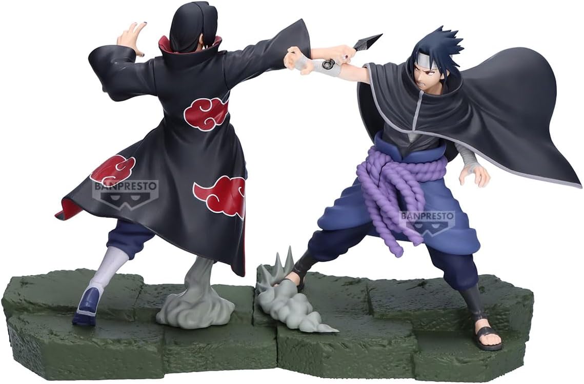 Banpresto - Naruto Shippuden - Sasuke Uchiha - Combination Battle Figure - Fundom