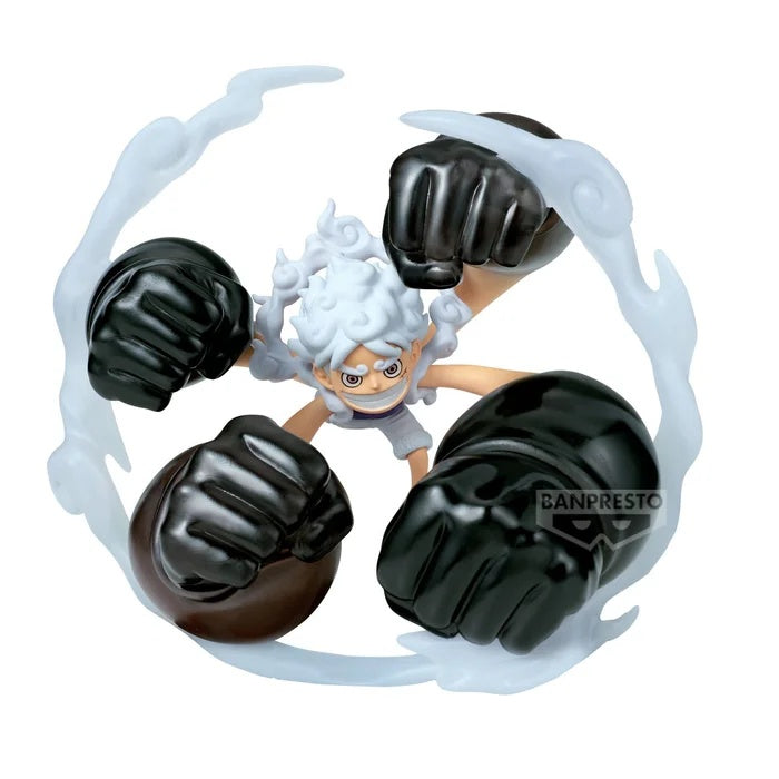 Banpresto - One Piece - Monkey D. Luffy - Gear 5 Gum-Gum Dawn Gatling Ver. - World Collectable Figure Special