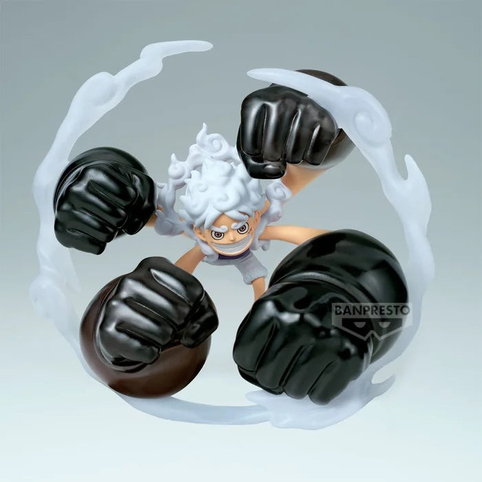 Banpresto - One Piece - Monkey D. Luffy - Gear 5 Gum-Gum Dawn Gatling Ver. - World Collectable Figure Special