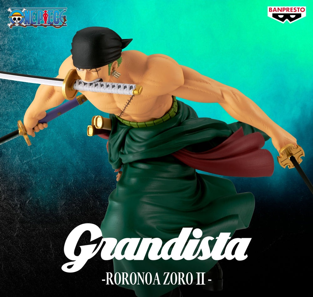 Banpresto - One Piece - Roronoa Zoro - Vol. 2 - Grandista Figure