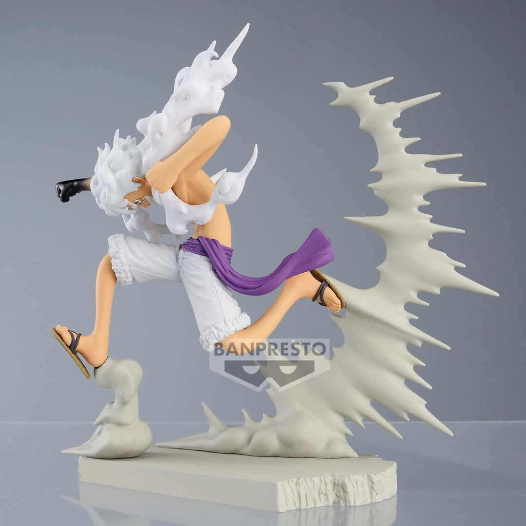 Banpresto One Piece Monkey D. Luffy Gear 5 Senkozekkei Spectacular Battle Scenery Bandai Spirits Figure