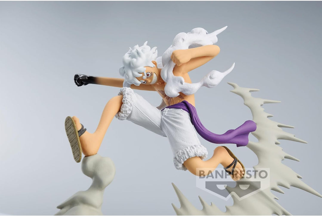 Banpresto One Piece Monkey D. Luffy Gear 5 Senkozekkei Spectacular Battle Scenery Bandai Spirits Figure