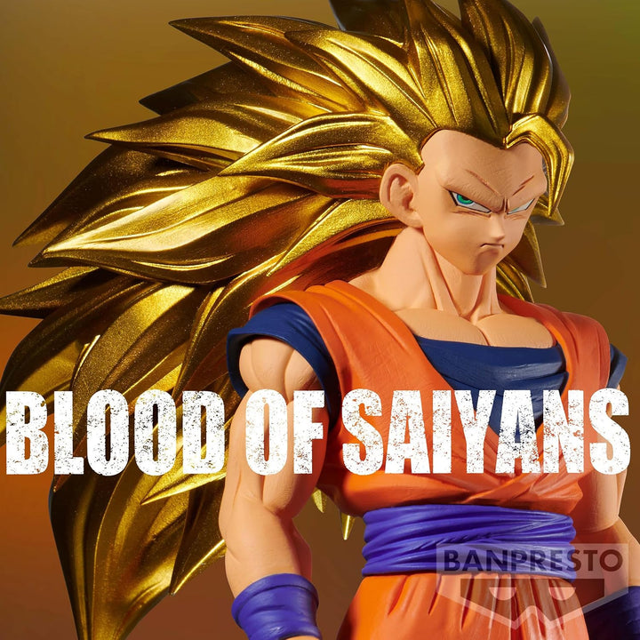 Banpresto Dragon Ball Z Super Saiyan 3 Son Goku Blood of Saiyans Bandai Spirits Figure