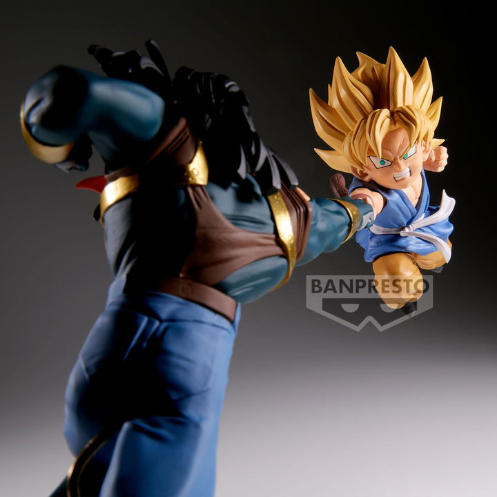 Banpresto - Dragon Ball GT - Super Saiyan Son Goku Vs Super #17 Match Makers Bandai Spirits Figure