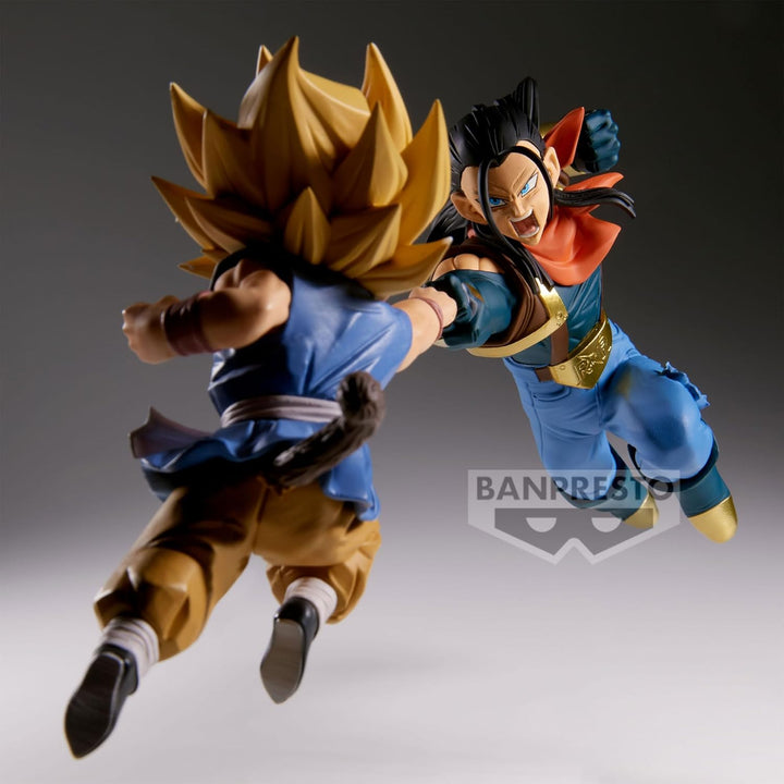 Banpresto - Dragon Ball GT - Super Saiyan Son Goku Vs Super #17 Match Makers Bandai Spirits Figure