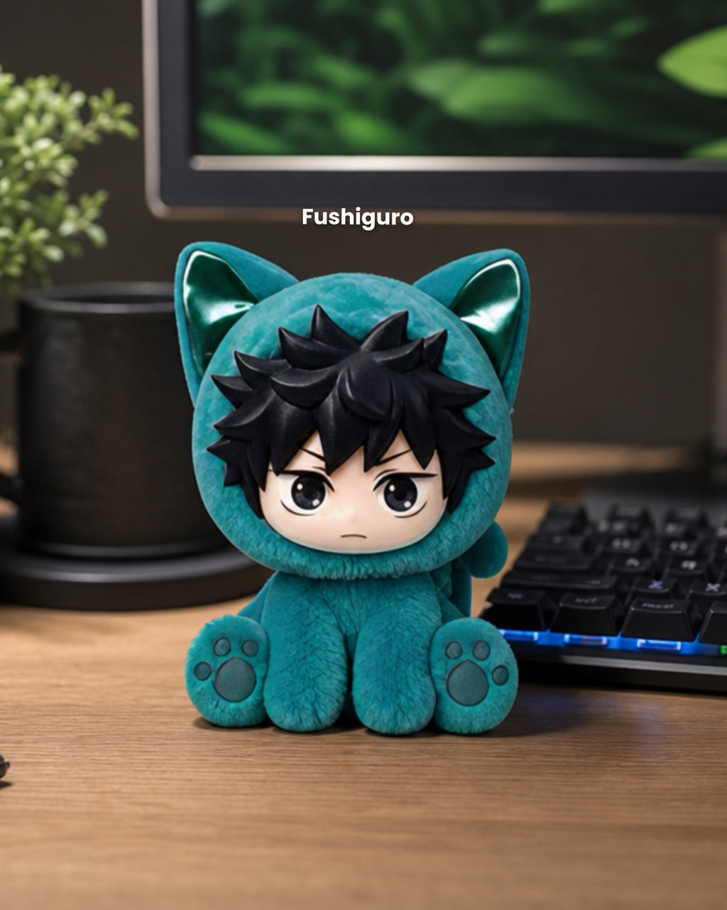 EAKI - Jujutsu Kaisen - Sitting Cat Party Plush Pendant Blind Box - Fundom