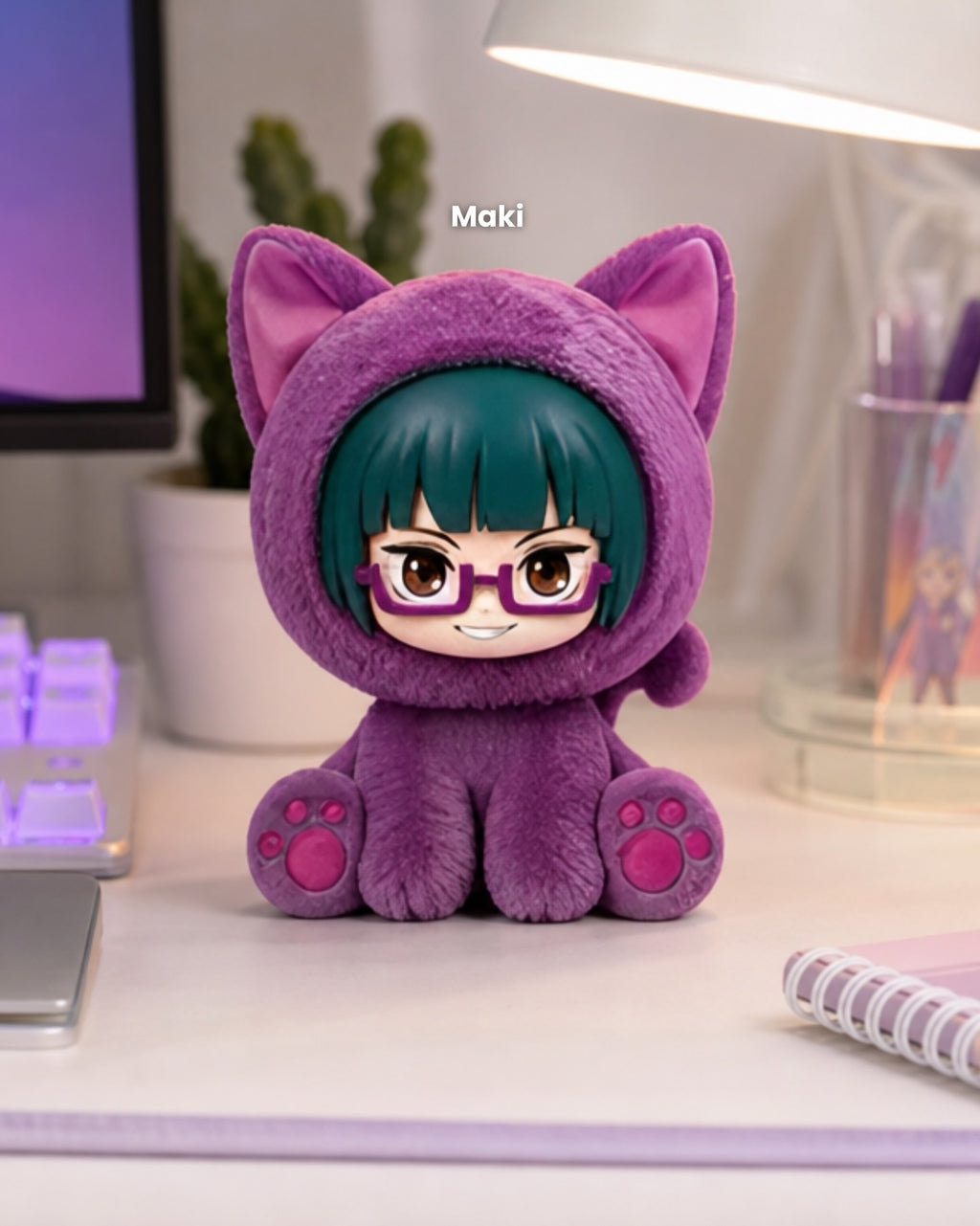 EAKI - Jujutsu Kaisen - Sitting Cat Party Plush Pendant Blind Box - Fundom