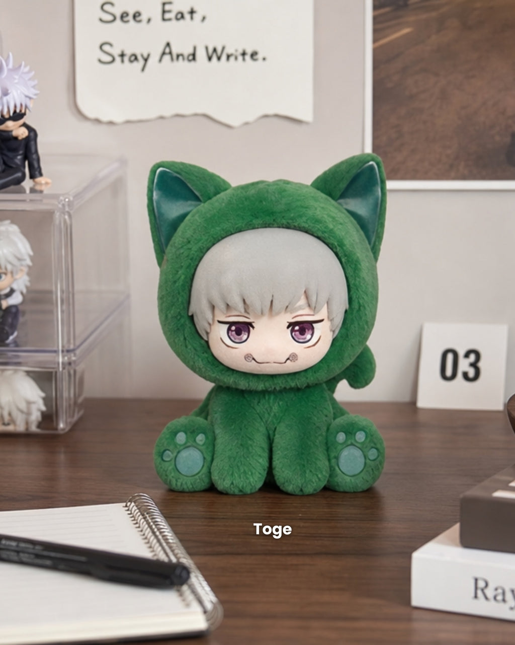 EAKI - Jujutsu Kaisen - Sitting Cat Party Plush Pendant Blind Box - Fundom