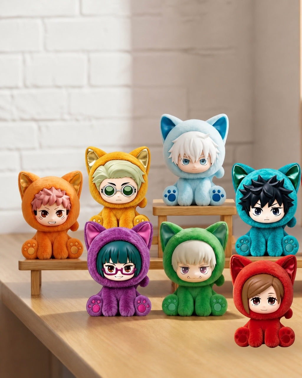 EAKI - Jujutsu Kaisen - Sitting Cat Party Plush Pendant Blind Box - Fundom