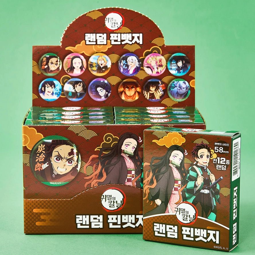 Demon Slayer: Kimetsu No Yaiba Pin Badge Blind Box
