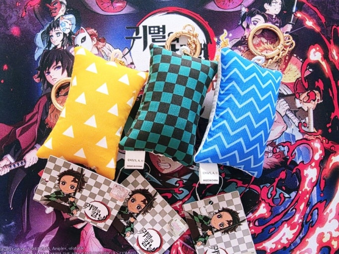 Demon Slayer Cushion Random Keyring Blind Box