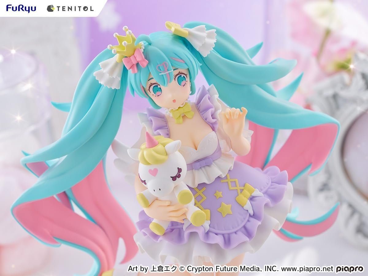 FuRyu - Vocaloid - Hatsune Miku - Yumekawa Princess Lavender Version Tenitol Figure - Fundom