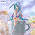 FuRyu - Vocaloid - Hatsune Miku - Noodle Stopper Figure Rabbit Ear Hood Pajama Blue Ver - Fundom