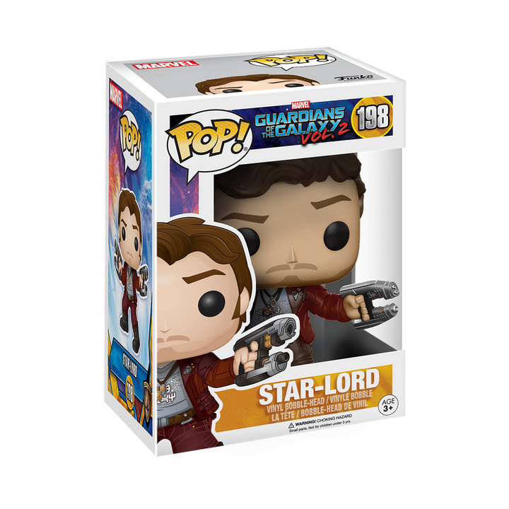 Funko Pop! Marvel: Guardians of the Galaxy Volume 2 - Star-Lord #198