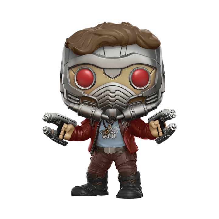 Funko Pop! Marvel: Guardians of the Galaxy Volume 2 - Star-Lord with Mask Chase #198