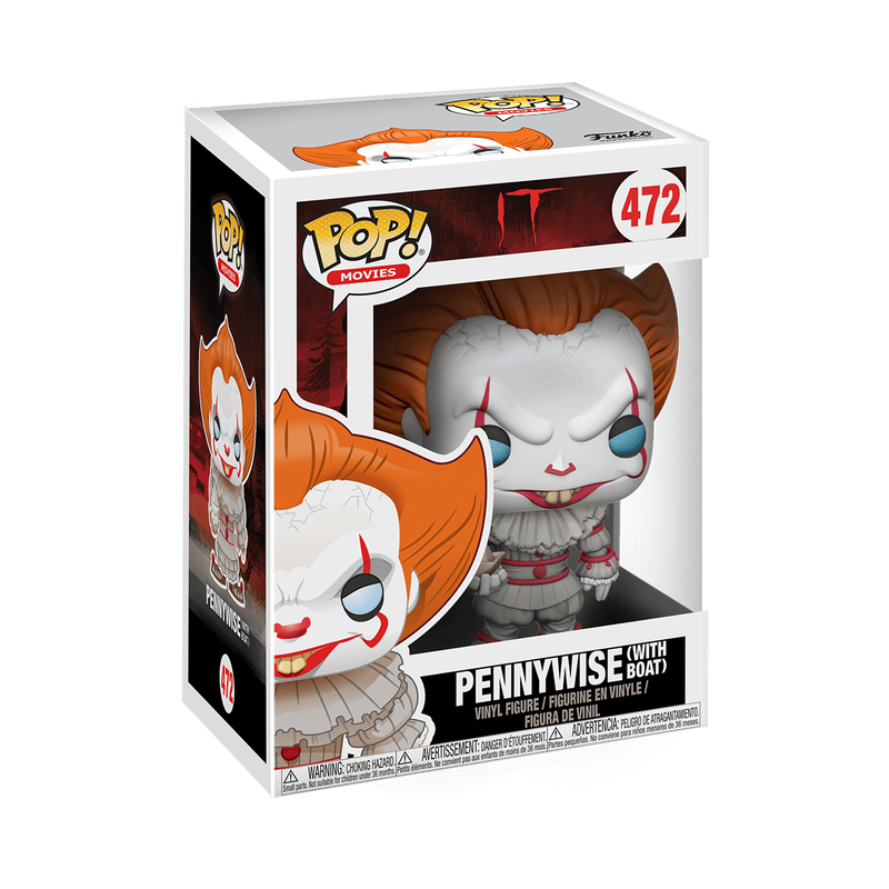 Funko Pop! Movies: IT - Pennywise with Boat #472