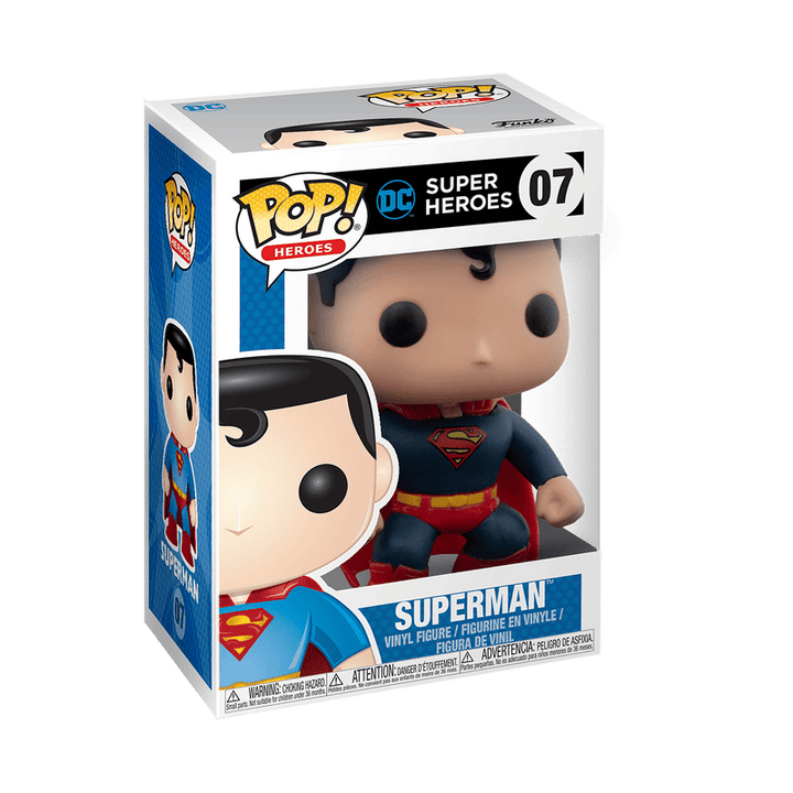 Funko Pop! Heroes: DC Comics Super Heroes - Superman Original 07 - Fundom