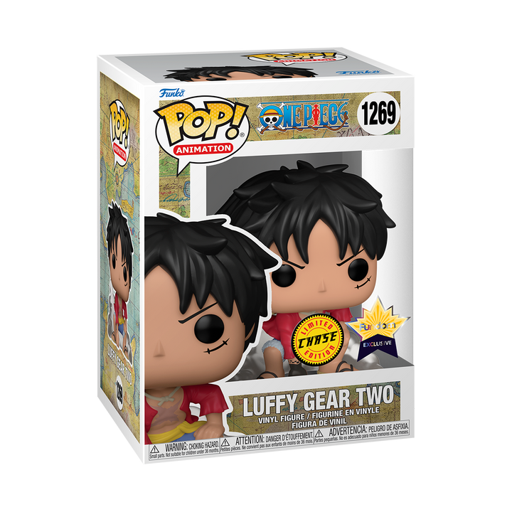 Funko Pop! Animation: One Piece - Monkey D. Luffy Gear Two Fundom Exclusive 6-Pack Bundle