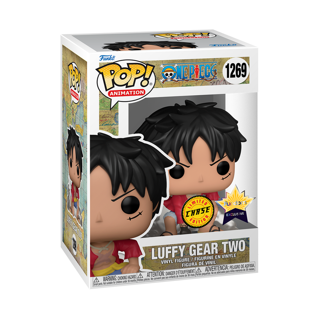 Funko Pop! Animation: One Piece - Monkey D. Luffy Gear Two Fundom Exclusive 6-Pack Bundle