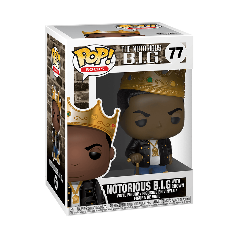 Funko Pop! Rocks: The Notorious B.I.G. with Crown #77